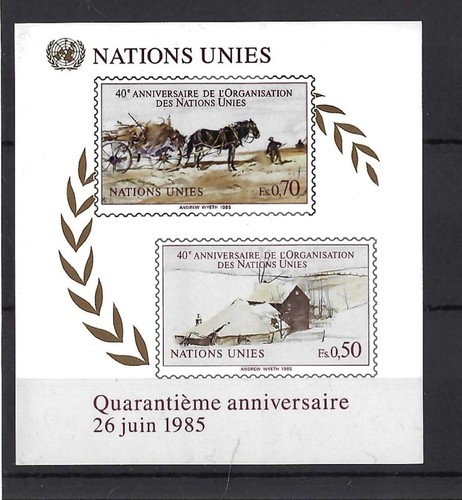 Onu ginevra 40 anni - ginevra, **