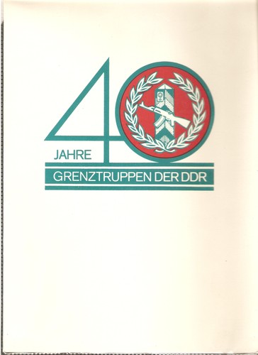 Ddr foglio commemorativo 40 - -,