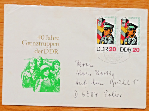 Fdc 1986 ddr - fdc, propaganda
