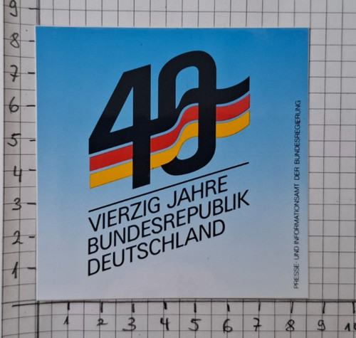 Adesivo sticker 40 anni - adesivo,