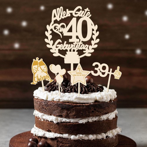 Decorazione torta - decorazione, 40